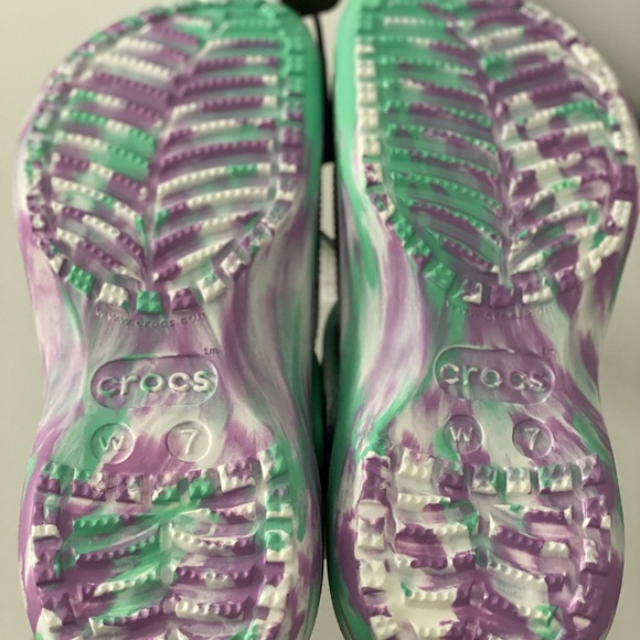 CROCS CLASSIC PLATFORM MARBLED CLOG - Picture 5 of 5